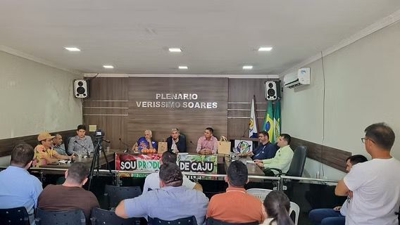 São Geraldo marca presença em audiência sobre a cajucultura na Câmara Municipal de Severiano Melo, no RN